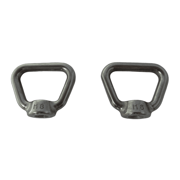 4 Pieces Stainless Steel 316 Lifting Eye Nut M8 Marine Grade 8mm US Stainless 4 Pieces Stainless Steel 316 Lifting Eye Nut M8 Marine Grade 8mm US Stainless